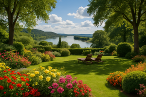 découvrez l’univers intimiste d’audrey fleurot en normandie : visite de sa demeure paisible où un splendide jardin offre une vue exceptionnelle sur la seine, entre nature et sérénité.