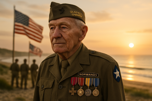 en mémoire de raymond chambers, vétéran du débarquement, qui nous a quittés : retour sur la vie et le parcours remarquable d’un homme qui a marqué l’histoire par son courage et son engagement.
