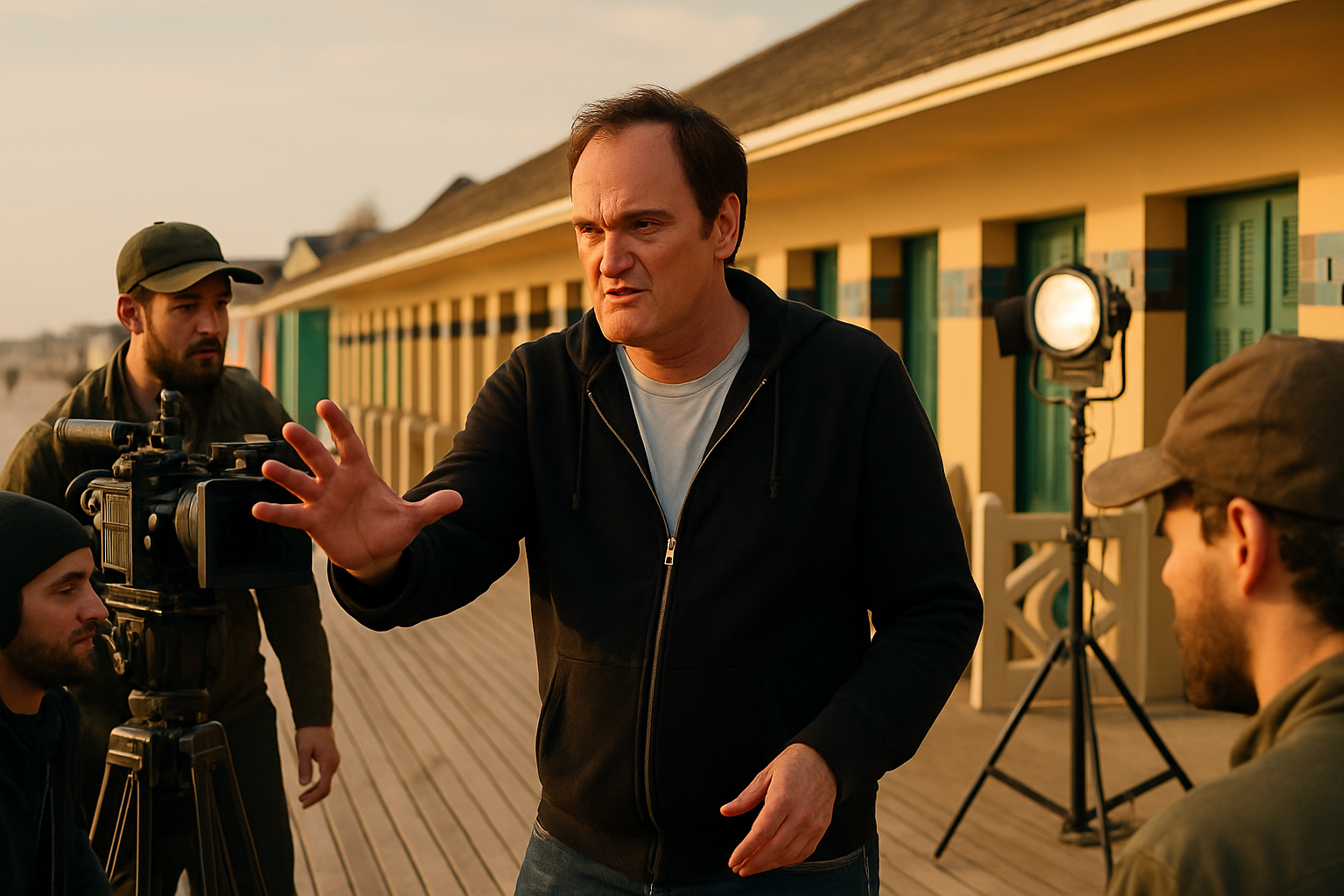 découvrez les coulisses du tournage discret de quentin tarantino à deauville. plongez au cœur de son nouveau projet cinématographique en normandie et obtenez un aperçu exclusif de cette production attendue.