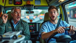 un conducteur d'ambulance a été surpris en train de consommer du cannabis lors d'une intervention. face à la situation, c'est le patient transporté qui a pris le volant pour poursuivre le trajet. découvrez cette histoire insolite et ses conséquences.