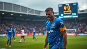 lors d’un match de coupe de france, évreux, mécontent d’être mené 4-0 à la mi-temps par l’asptt caen, a surpris tout le monde en quittant le terrain, déclenchant la polémique et de nombreuses réactions.