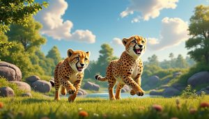 rencontrez hercule et hélios, les deux majestueux guépards qui viennent d'arriver au zoo de normandie. venez découvrir ces nouveaux pensionnaires emblématiques et en apprendre plus sur leur histoire et leur habitat.