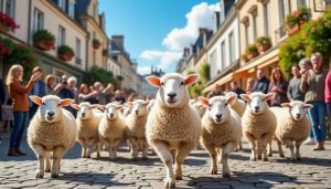 des moutons aperçus dans une ville du calvados surprennent les habitants. découvrez cet événement insolite et l’appel lancé aux riverains pour aider à retrouver leurs propriétaires.