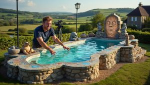 découvrez l’histoire inspirante d’un normand qui a réalisé son rêve en construisant une piscine exceptionnelle, décorée d’une immense œuvre d’art, et qui attire désormais l’attention des médias télévisés.