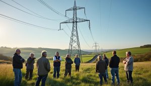 un pylône de 36 mètres a été installé en seulement une journée en normandie, provoquant l'exaspération et l'incompréhension des riverains face à cette construction soudaine.