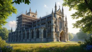 découvrez en normandie une majestueuse cathédrale gothique, longtemps dissimulée par les échafaudages des rénovations, et laissez-vous surprendre par ce trésor architectural enfin révélé au grand public.
