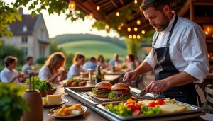 partez à la découverte du meilleur burger en normandie et rencontrez le chef primé de l'année 2025 ! un voyage culinaire unique vous attend pour savourer une gastronomie d'exception.