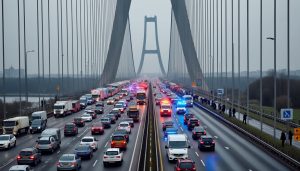 découvrez les dernières informations sur l’incident en cours sur le pont de normandie. la circulation est actuellement interrompue dans les deux directions. restez informé pour anticiper vos déplacements.