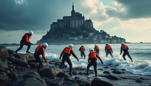 découvrez le récit impressionnant d’un sauvetage héroïque près du mont saint-michel, où sept personnes piégées par la marée ont été secourues in extremis, évitant ainsi une tragédie.