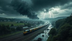 découvrez l'impact de la tempête benjamin sur les liaisons ferroviaires en normandie, bretagne et île-de-france : perturbations, retards et conseils aux voyageurs.