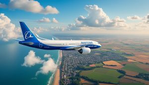 découvrez le tout premier vol direct en boeing reliant deauville à marrakech, une grande première en normandie. partez à l’aventure entre côte normande et exotisme marocain avec ce trajet inédit.