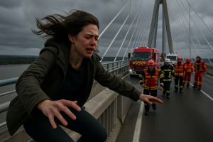 une femme a tragiquement perdu la vie en se jetant du pont de normandie. malgré l’intervention rapide des secours, elle n’a pas survécu à ses blessures, bouleversant la région.