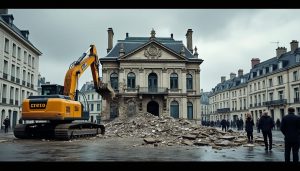 le bureau de poste de la grand mare à rouen a été endommagé suite à la collision avec un engin de chantier, causant des perturbations et de l’inquiétude parmi les habitants du quartier.