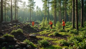 découvrez comment une intervention d’enedis en normandie a transformé le paysage forestier, entre dégâts causés et efforts de restauration dans le bois.