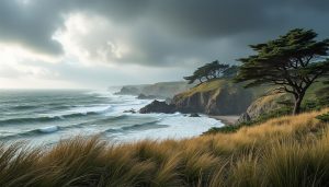 découvrez les prévisions météo en normandie : un début de semaine venteux avant le retour progressif du beau temps.