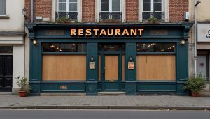 un restaurant de pont-audemer a été fermé pendant un mois suite à une activité de trafic illégal, avec une intervention de la police pour sécuriser les lieux.