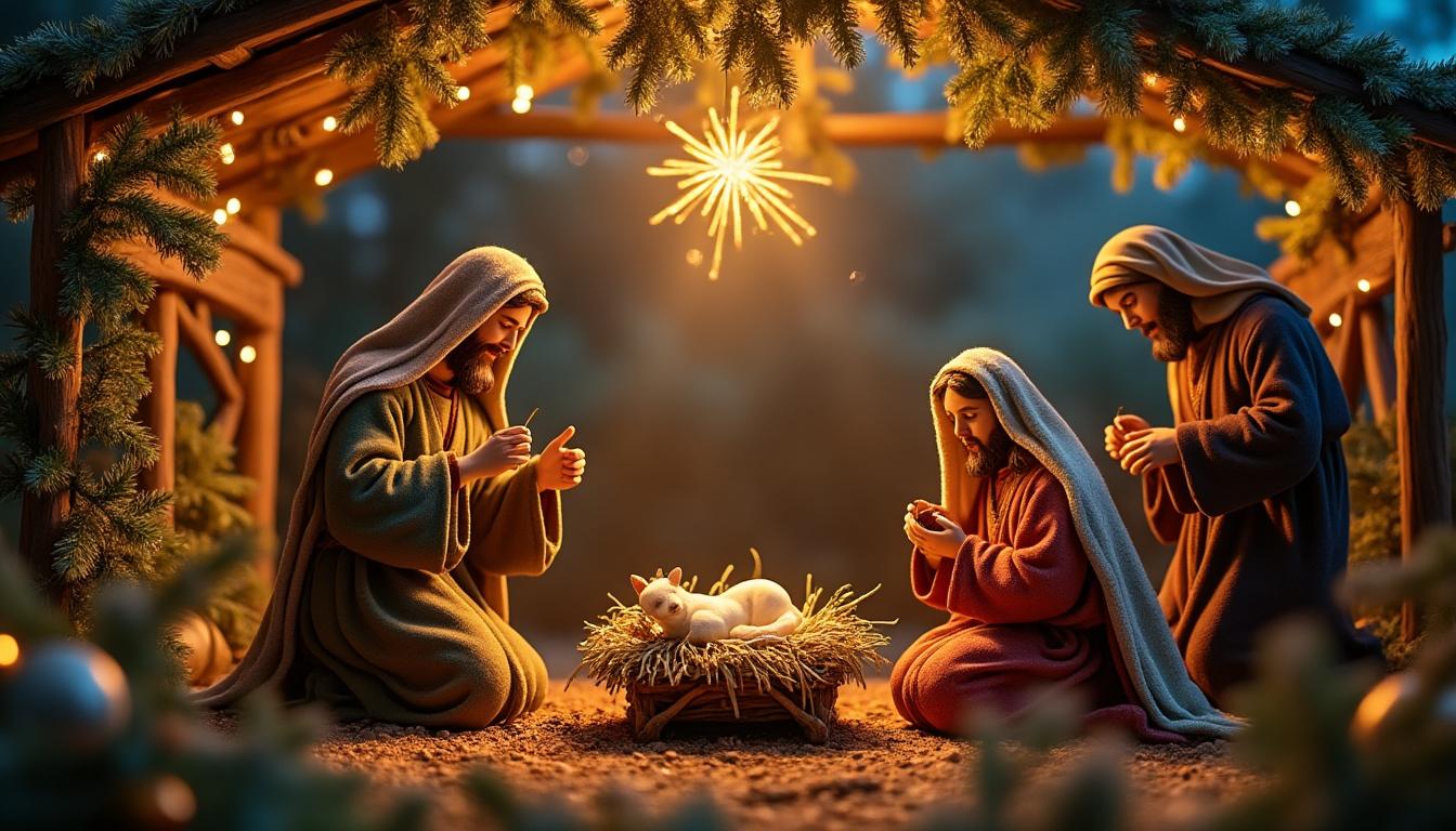 à rouen, un ancien sans-abri retrouve sa famille grâce à la crèche de noël qu'il construit chaque année, une histoire touchante de résilience et de retrouvailles.