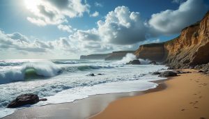découvrez les conditions météo en normandie le mardi 9 décembre : des rafales de vent apportent un souffle marin vivifiant sur les côtes, affectant le climat local et les activités en bord de mer.