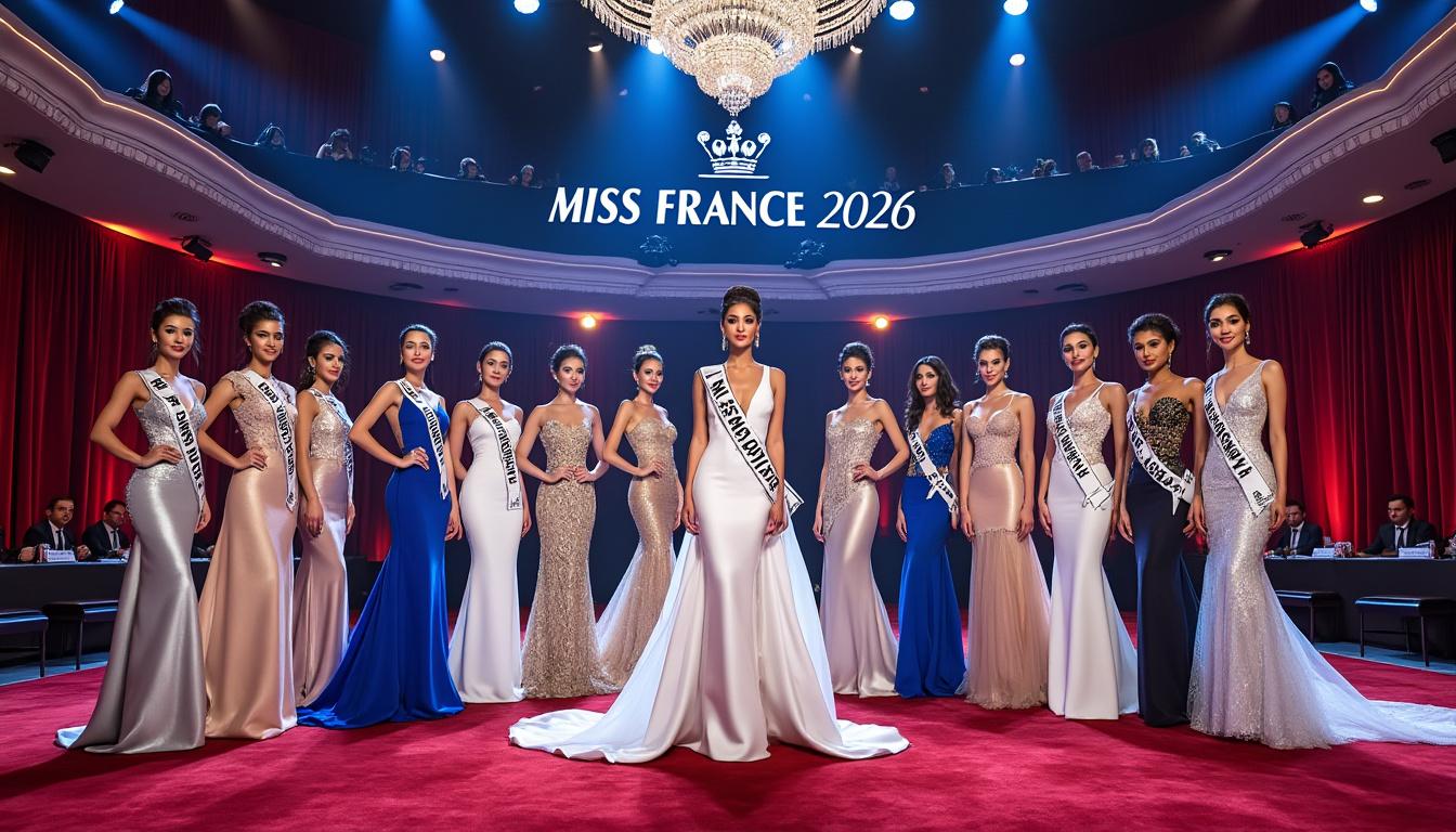 suivez en direct l'élection de miss france 2026 avec la couronnement de miss tahiti et découvrez le classement de victoire dupuis, représentante de normandie.