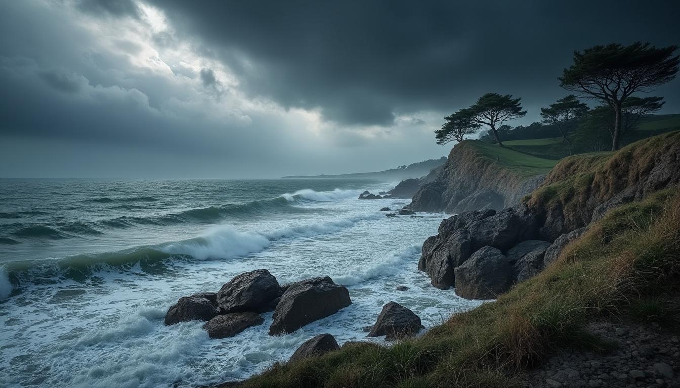 découvrez l'alerte météo en normandie ce week-end, avec des vents violents annoncés. préparez-vous à un temps agité et restez informés des consignes de sécurité.