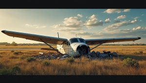 un avion s'écrase en normandie causant la mort du pilote. une enquête est en cours pour déterminer les circonstances de la tragédie.