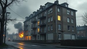 un appartement et ses habitants victimes de rafales de tirs dans un quartier d'évreux, normandie. découvrez les détails de cet incident violent.