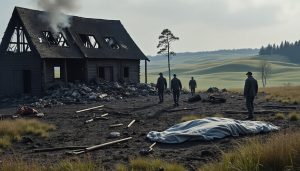 un corps d'homme a été retrouvé suite à un incendie meurtrier dans une maison en normandie. une enquête est en cours pour déterminer les circonstances de ce drame.