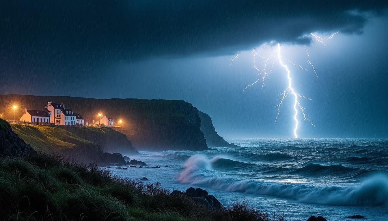 découvrez en images la nuit agitée provoquée par la tempête goretti à veulettes-sur-mer et saint-valery-en-caux en normandie, entre vents violents et dégâts impressionnants.