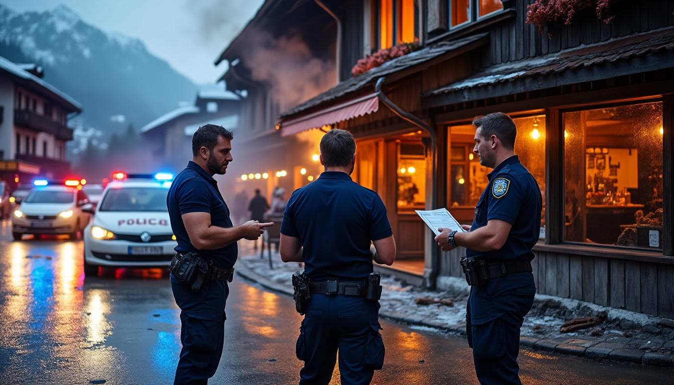 incendie à crans-montana : les deux gérants français du bar impliqué sont entendus dans le cadre de l'enquête.