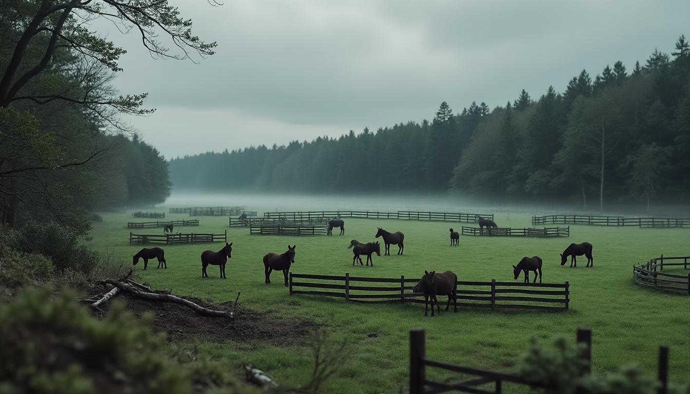 en normandie, un élevage d'ânes miniatures touché à nouveau par une attaque présumée de loup, soulevant des inquiétudes pour la protection des animaux locaux.