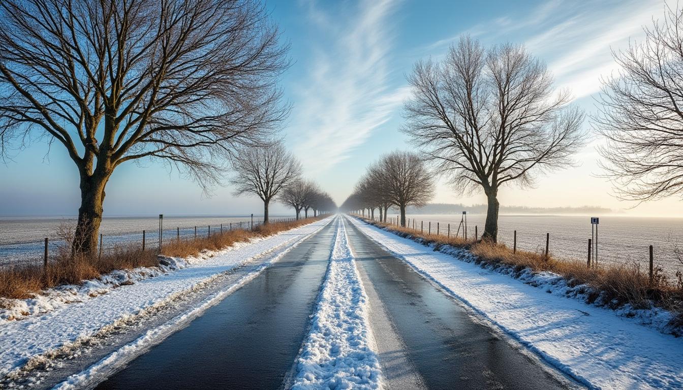 la vigilance orange en normandie est levée, la circulation redevient plus sûre après les intempéries de neige et verglas.