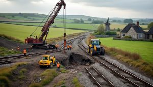 découvrez le lancement d'un chantier ferroviaire exceptionnel en normandie suite à un déraillement de train, visant à rétablir rapidement la sécurité et la fluidité du réseau.