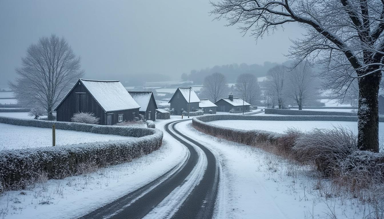 découvrez comment la normandie fait face à plus de 10 cm de neige, rendant certaines routes impraticables et perturbant la circulation.