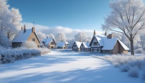 découvrez la normandie sous un manteau de lave glaciale avec 70 cm de neige et un record de froid à -19°c, un phénomène météorologique exceptionnel.