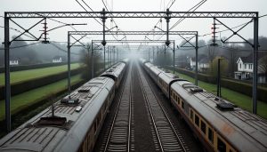 information importante : trafic ferroviaire interrompu dans les deux directions entre paris et mantes-la-jolie. suivez les mises à jour en temps réel sur la situation et les solutions de transport alternatives proposées par la sncf.