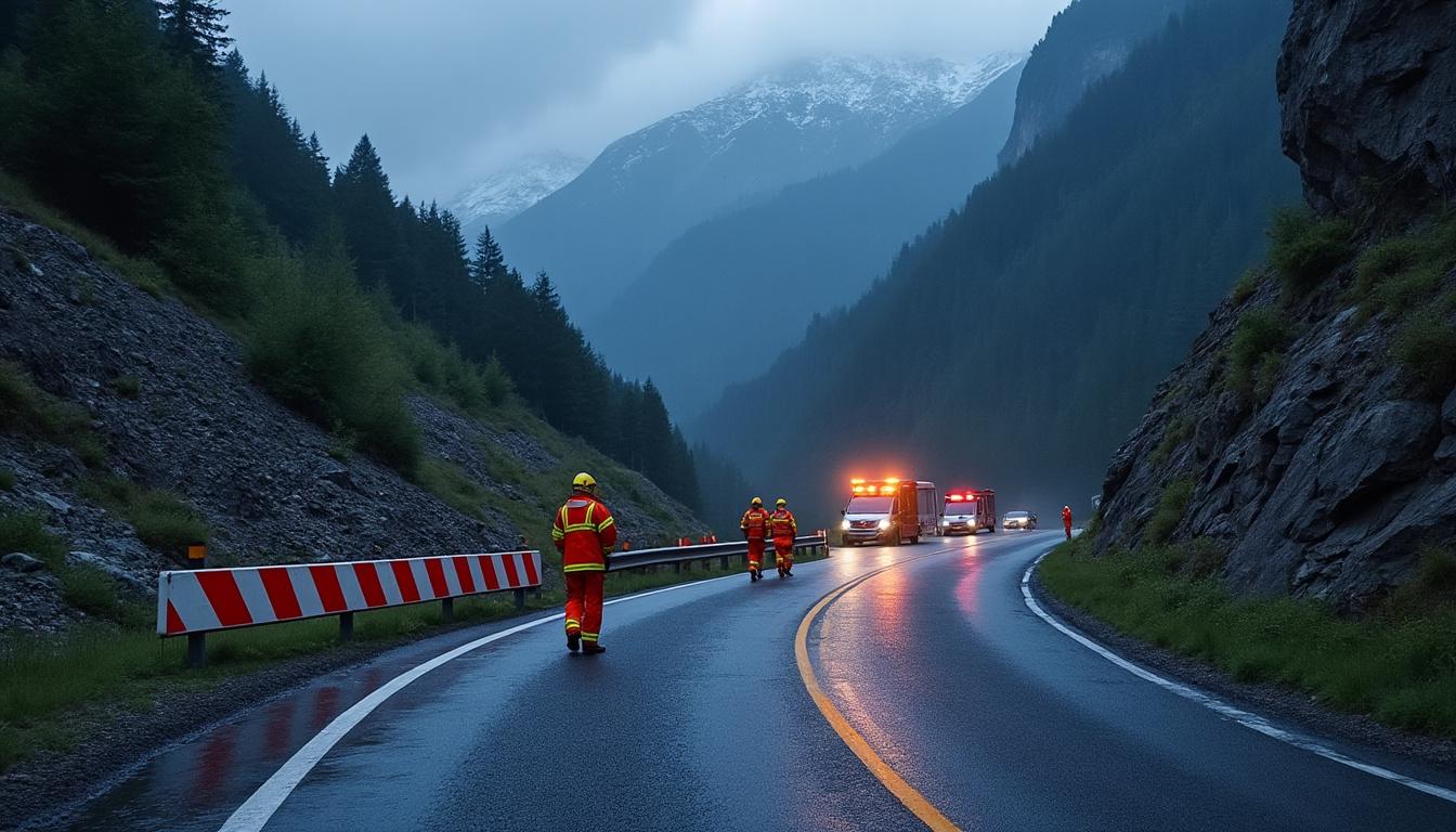 découvrez pourquoi les secours ont été déployés et quelles routes ont été coupées mardi soir en suisse normande, avec tous les détails de l'incident.
