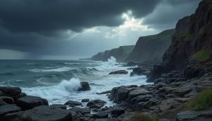 suivez en temps réel l'impact de la tempête goretti sur la normandie et découvrez les dégâts importants causés sur le littoral.