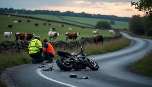 un tragique accident en normandie coûte la vie à un motard de 26 ans suite à une sortie de route. retour sur les circonstances de ce drame.