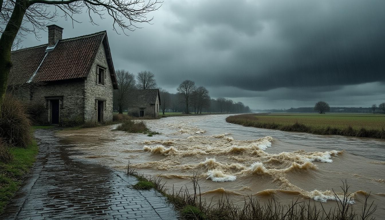 météo france déclenche la vigilance orange sur l’orne en normandie en raison des crues provoquées par la dépression pedro, prudence recommandée face aux risques d’inondations.