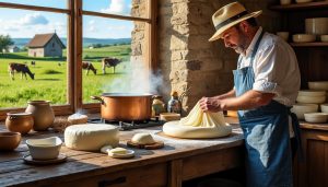 découvrez le voyage artisanal de la mozzarella, de la prairie normande à votre table, alliant tradition et saveurs authentiques.