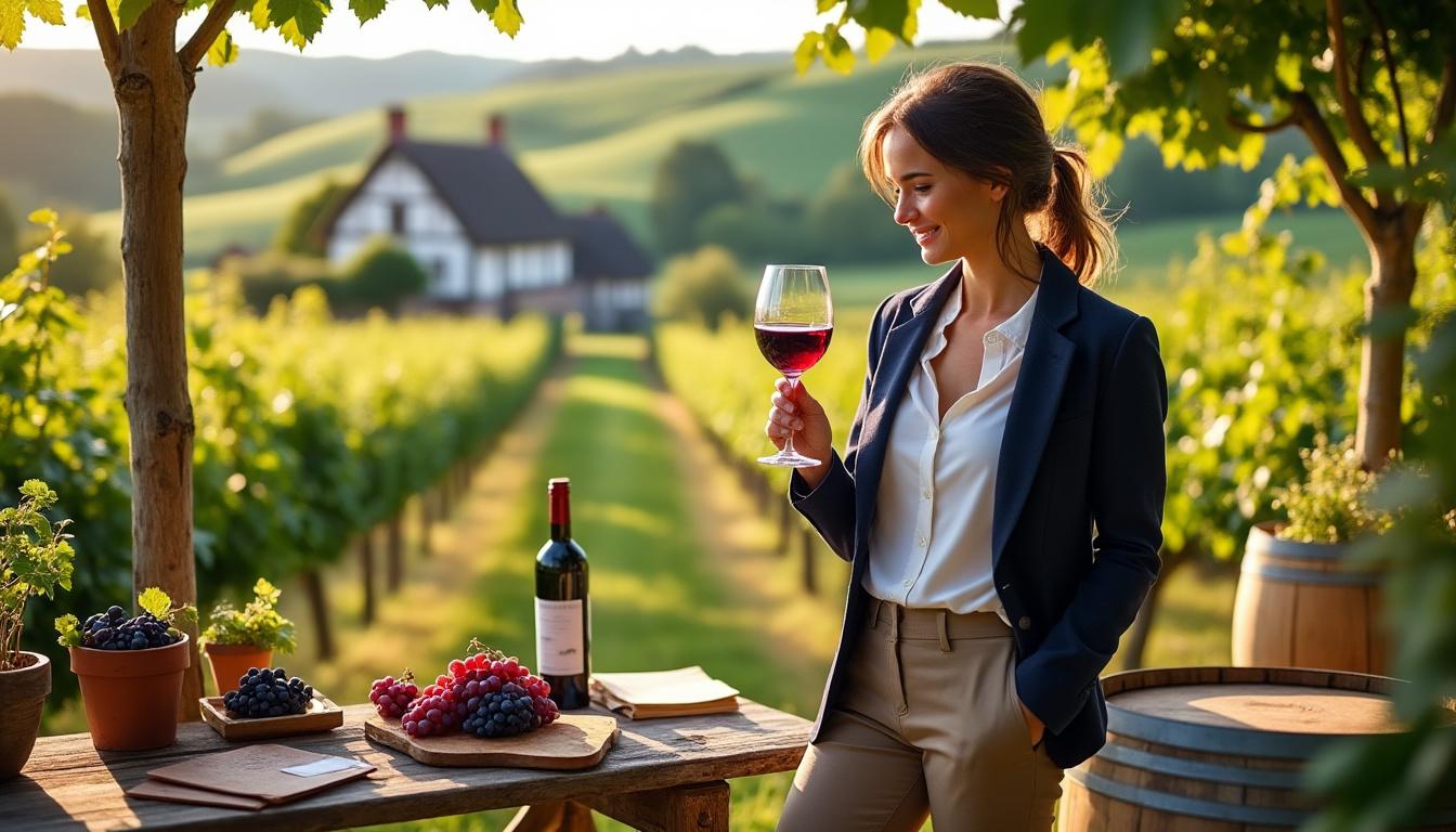 découvrez le parcours inspirant de juliette, qui a quitté la pharmacie pour embrasser sa passion pour le vin et devenir œnologue, explorant avec enthousiasme les vignobles uniques de normandie.