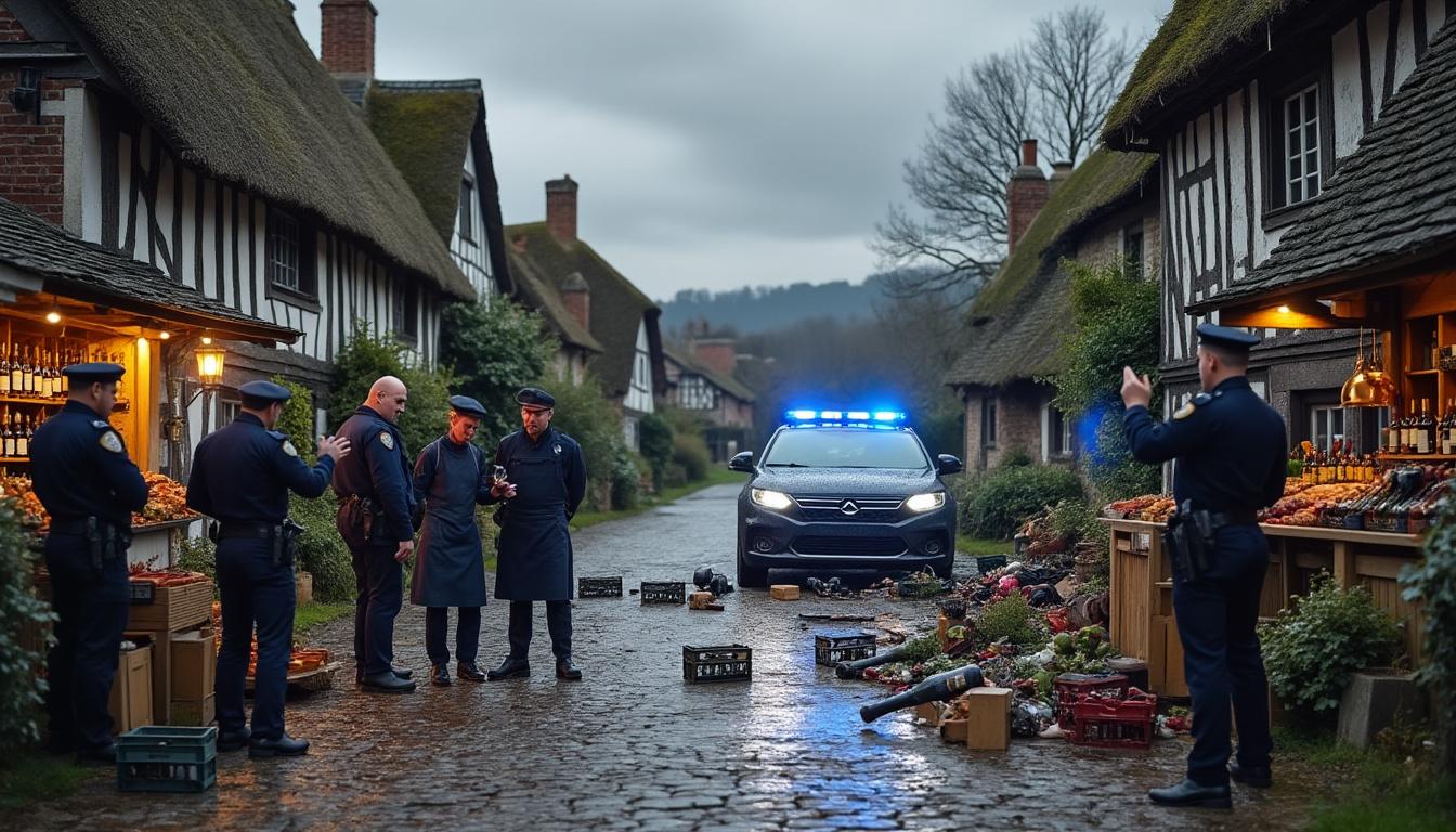 en normandie, une série de vols d'alcool a atteint un montant total de 7 000 euros en seulement quelques jours, suscitant l'inquiétude des commerçants locaux.