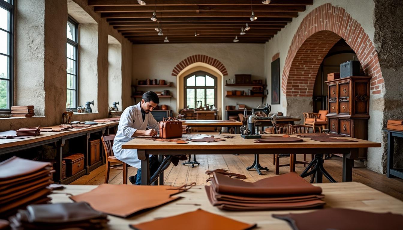 hermès ouvre une nouvelle maison de maroquinerie au cœur de la normandie, alliant savoir-faire artisanal et élégance française pour des créations d'exception.