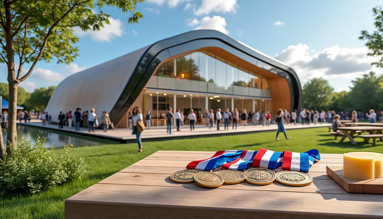 découvrez l'inauguration du pavillon normandie et du stand manche, où les premières médailles ont déjà été remportées, mettant en lumière l'excellence et le savoir-faire régional.