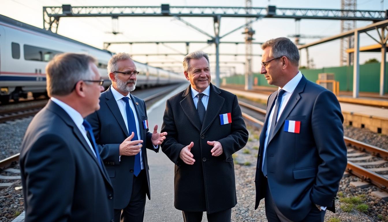 les élus de la manche sollicitent le ministre des transports afin d'accélérer le projet de la ligne nouvelle paris-normandie, renforçant ainsi la mobilité et le développement régional.