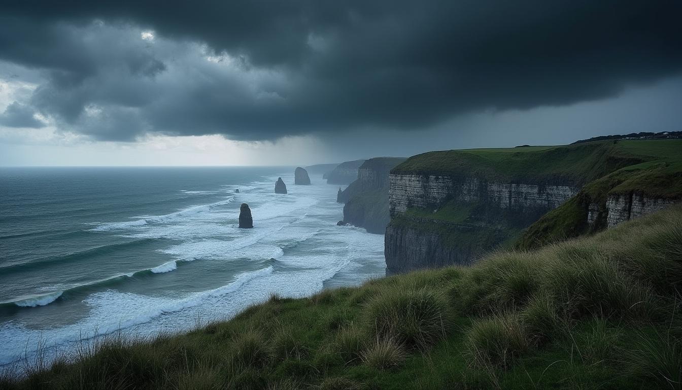 préparez-vous à la tempête nils qui soufflera fort en normandie entre mercredi et jeudi. suivez les prévisions météo pour rester informé et en sécurité.