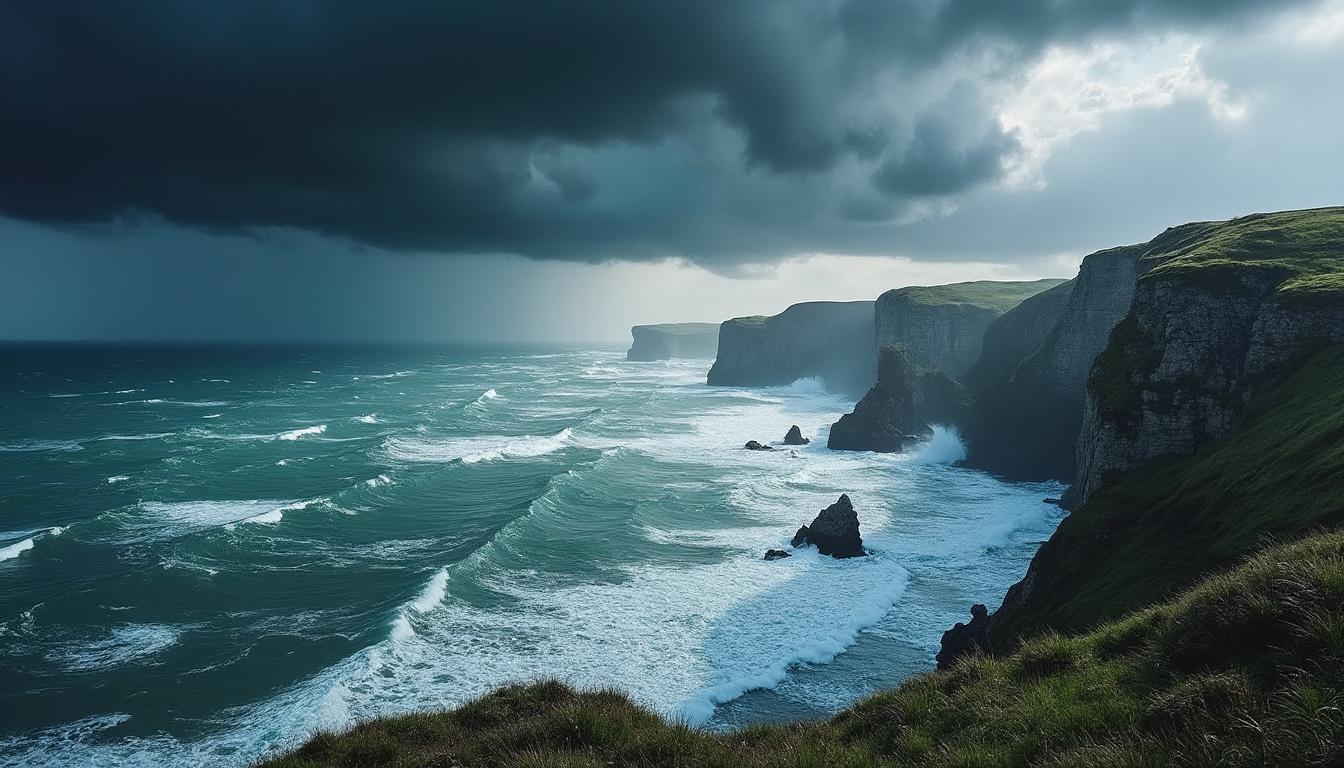 préparez-vous à la tempête nils qui souffle fort en normandie entre mercredi et jeudi. suivez les prévisions météo pour rester en sécurité durant cet épisode venté.