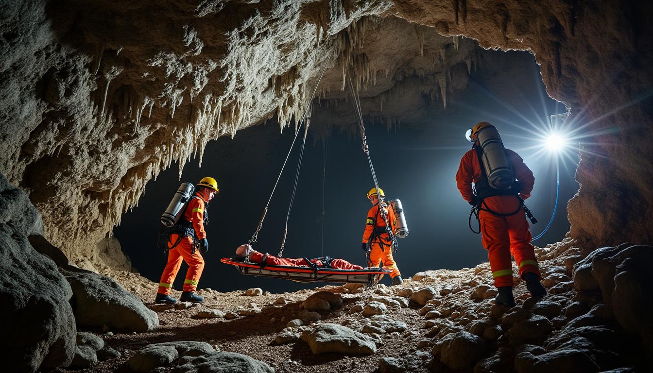 en normandie, trois personnes ont disparu mystérieusement dans des galeries souterraines. une enquête est en cours pour élucider cette inquiétante disparition.