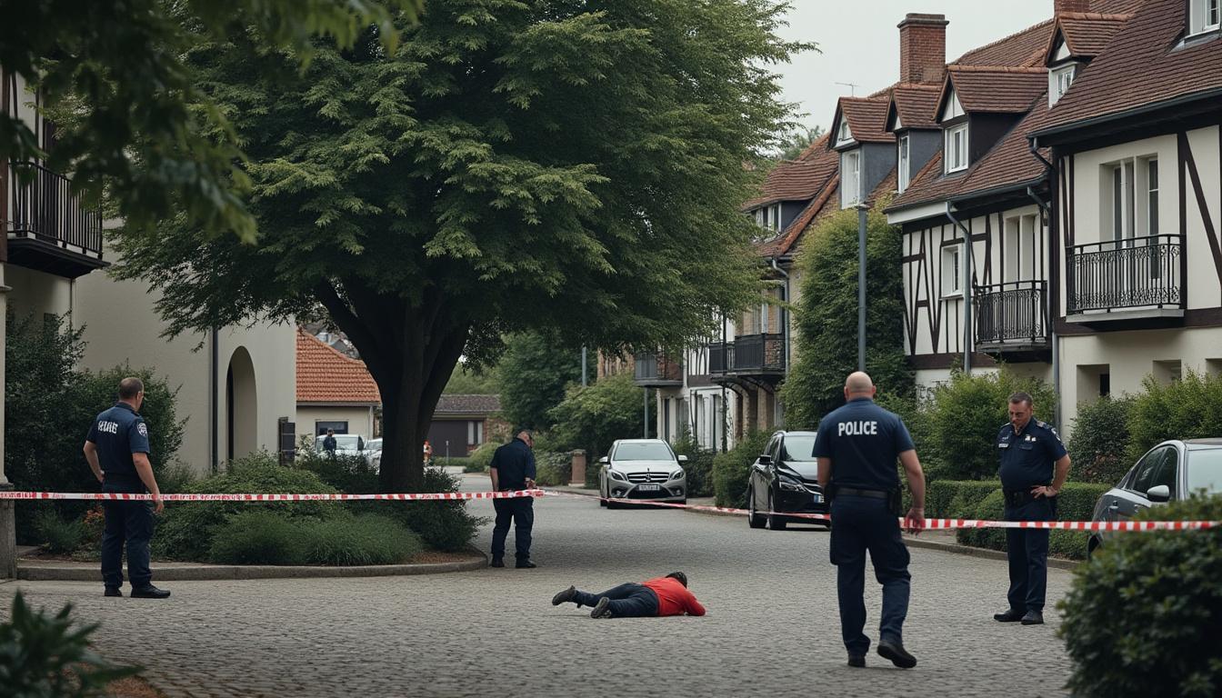 un homme de 30 ans a été retrouvé mort au pied de son balcon à vire normandie. une enquête est en cours pour déterminer les circonstances de ce drame.