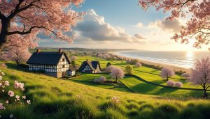 découvrez les prévisions météo en normandie ce week-end : un petit coup de froid temporaire suivi d'un retour rapide à la douceur.